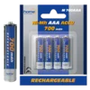home Baterija punjiva AAA, 700mAh, blister 4 kom - M 700AAA