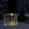 Ukrasne božićne jaslice s 240 LED žarulja 116 x 41 x 87 cm