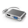 Adapter-konvertor TIP C na HDMI+VGA