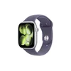 Apple Watch Series 11 GPS + Cellular 42mm Silver Aluminium Case with Purple Fog Sport Band - S/M