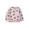 NAME IT Majica NMFLucca temno rjava / mauve / črna