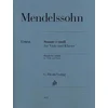 MENDELSSOHN:SONATA C-MOLL VIOLA AND PIANO