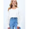 Trend Alacati Stili Ženska bluza Alc-X14436, Bela
