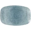 CHURCHILL Raku Topaz Blue plitev krožnik, pravokoten, dolžina: 300 mm (12 kos)