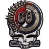 Grateful Dead 60th Anniversary Skull Iron-On Patch