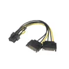 Akasa - Napajanje SATA na 6+2-pinski adapter PCIe