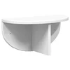 Vidaxl Stenska polica Bela 38 x 19 x 19 cm Konstruiran les