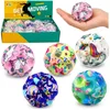slomart Plišasta žogica LEAN TOYS, 7 cm, motivi samorogov, za odbijanje in proti stresu