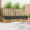 Set vanjskih sofa 8 pcs Bijela i antracit 308 x 190 x 73 cm