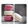 Garnitura 2 steklenih pokrovov za kuhalno ploščo Wenko Macarons, 52 x 30 cm