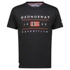 Geographical Norway Muška majica Jezolo db 254, Crna