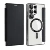 Maska na preklop Coral Mag Case Book za Samsung S25 Ultra/ S938B crna.