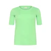 KAFFE CURVE Majica Carina neonsko zelena