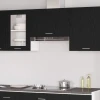 Viseći ormarić Zidne s pohranom Lyon Crni hrast 60 x 31 x 40 cm