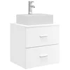 Umivaonik s policom Bijela 49,5 x 41 x 62,5 cm