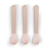 Done By Deer foodie easy-grip baby kašike 3 kom, roze