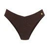 LASCANA Bikini hlačke  temno rjava