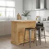 vidaXL Shramba za kuhinjo z vrati Medeno voskasta 112 x 70 x 91,5 cm