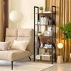 Songmics Knižna omara 62x24x165 cm rjava