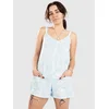 Rhythm Jean Paisley Romper Kombinezon blue
