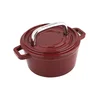 CS Kochsysteme Litoželezna pekač z pokrovom ALPEN 14 cm, rdeča