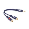 shumee Adapter 3,5 stereo vtič - 2x RCA cinch vtičnica vitalco (A2)