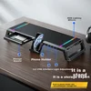 Ice Coorel Postolje za monitor, 4 USB porta, Crno