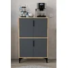 Hanah Home Multifunkcionalna komoda, Krem