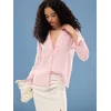 Trendyol Bluza roza / bela
