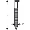Bosch 2608200017 ekser sa prugama D–glava SN34DK 80R, 3,1 mm, 80 mm, čista, nabrazdana ( 2608200017 )