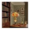 Brilagi - Tiffany vitražna stona lampa SUNFLOWER 1xE27/60W/230V + 1xE14/40W