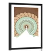 Plakat s paspartujem ženska lepota v abstraktnem stilu - 60x90 no frame