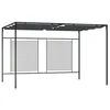 Vidaxl Paviljon z zložljivo streho 4x3x2,3 m antraciten 180 g/m2