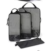 INF Komplet 3 potovalnih kock za pakiranje Black, (21755769)