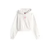 Tommy Jeans Majica HEART roza/bela
