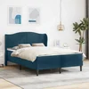 Krevetna konstrukcija 2 pcs Plava 120 x 190 cm Baršun