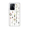 TELEMPIRE Silikonska maska Print Skin za Xiaomi 11T/11T Pro Flower Bela