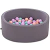 WALLXPERT Ogradica sa lopticama Bubble Pops v14 Grey