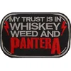 Pantera Whiskey Iron-On Patch