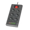 Razvodnik sa 6 mesta 2m 1.5mm2+pr. 4xUSB+2xtip C