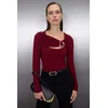 Trendyol Milla ženska bluza Twoaw26Bz00087, bordo