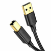 Ugreen tiskalniški kabel usb type b (moški) - usb 2.0 (moški) 480 mbps 1,5 m črn (us135 10350)
