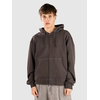 Blue Tomato Double Zip moški pulover s kapuco washed black
