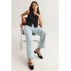Trendyol Black Tweed Block Heel Square Toe Mary Jane Classic Heeled Shoes TAXSS25TO00023