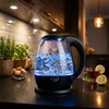 Adler AD 1224 electric kettle 1.5 L Black,Transparent 2000 W