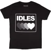 Idles Majica Gradient Heart Unisex Black M