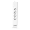 Produžni kabl HAMA WLAN, 4USB utičnice+4 utičnice