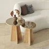 Hanah Home Set klub stolova Luna 2, 2 komada, Bronzana boja