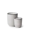 Porcelanski komplet 8 kosov – Gaya Atelier siv z motivom razpršenih barv - 453097