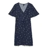 VERO MODA Dolga srajca VMALBA mornarska / rumena / temno zelena